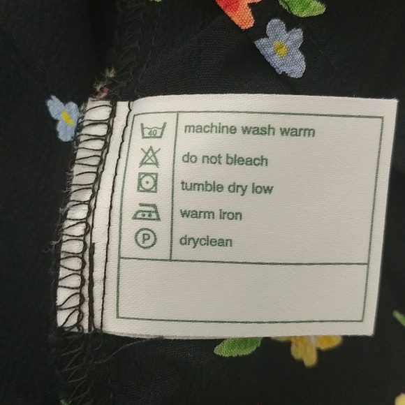 Laura Ashley Black Floral Dress - Picture 5 of 5